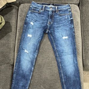 Hollister Distressed Stacked Skinny Jeans